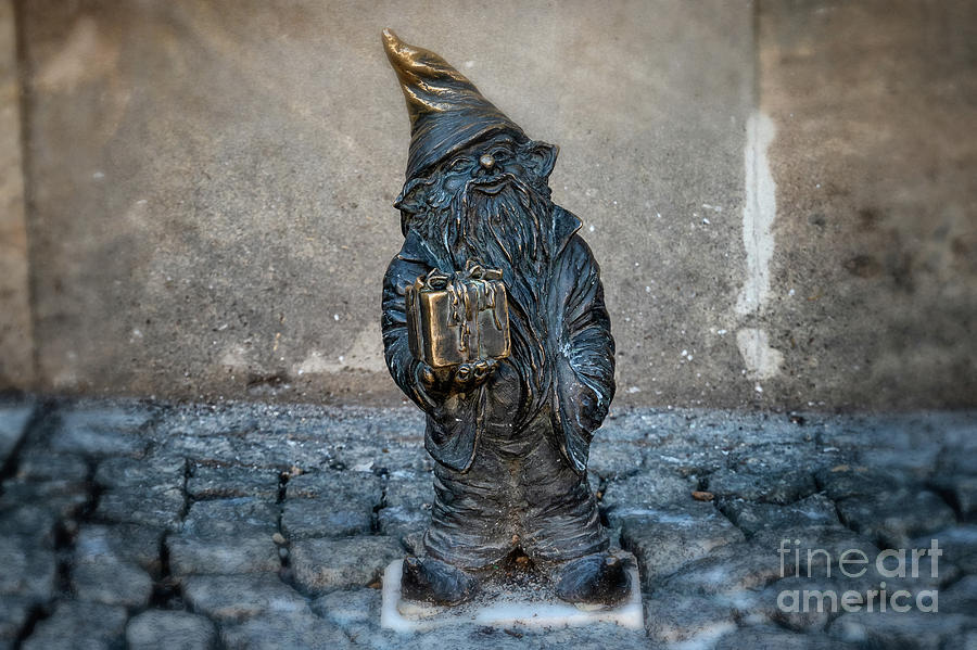 Gnomes Elfs small statues in Wroclaw in Poland Photograph by Frank Bach