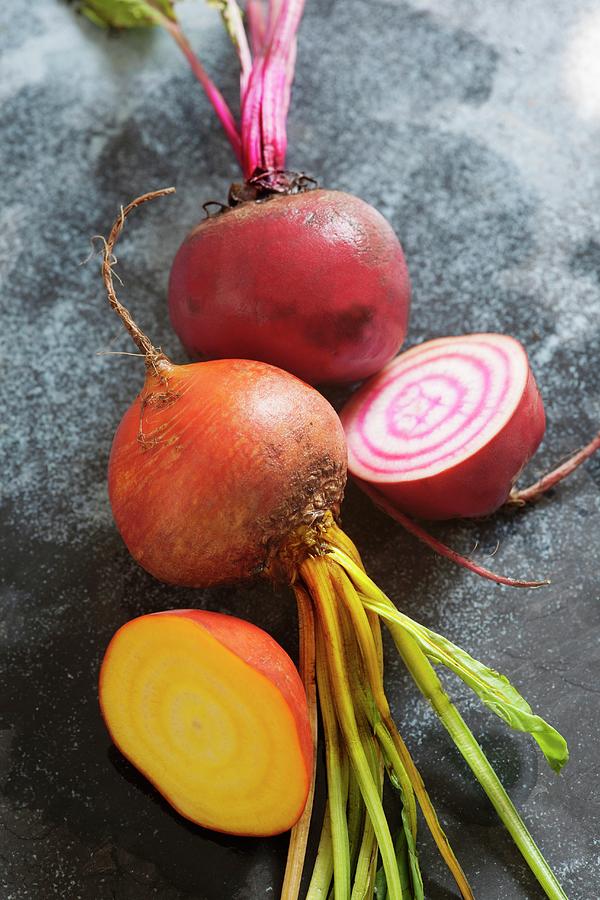 Golden Beets And Chioggia Beets #1 Photograph by Victoria Firmston