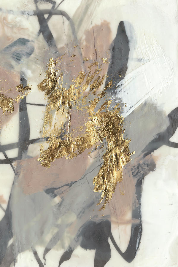 Golden Blush II #1 Painting by Jennifer Goldberger