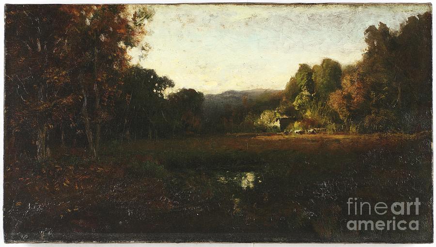 Golden Hour Painting by William Keith