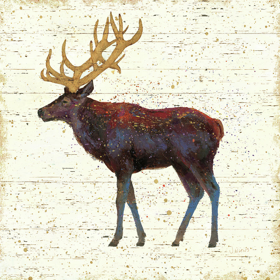 Animals Painting - Golden Nature II by James Wiens Animals Painting - Golden Nature II by James Wiens