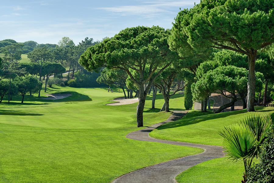 Golf Course, Faro, Portugal #1 Digital Art by Michael Howard