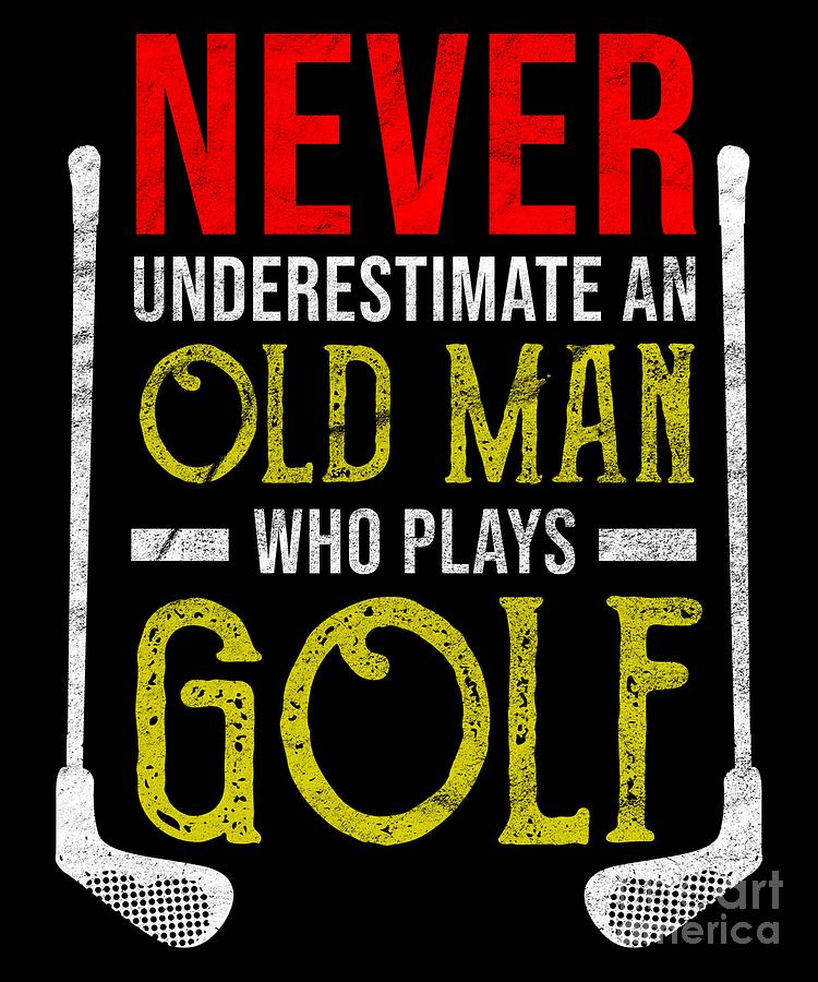 Retired Man Golfing Funny / Humorous Retirement Card For Him / Man