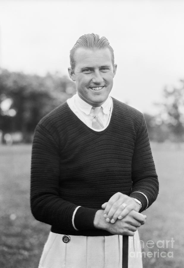 Golfer Roland Hancock #1 Photograph by Bettmann