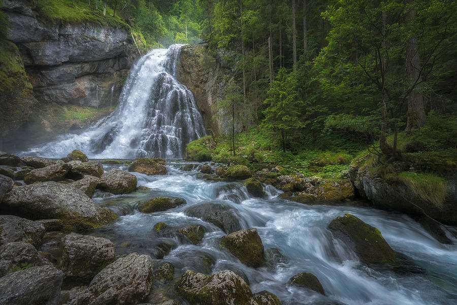 Gollinger Wasserfall #1 Photograph by Ludwig Riml