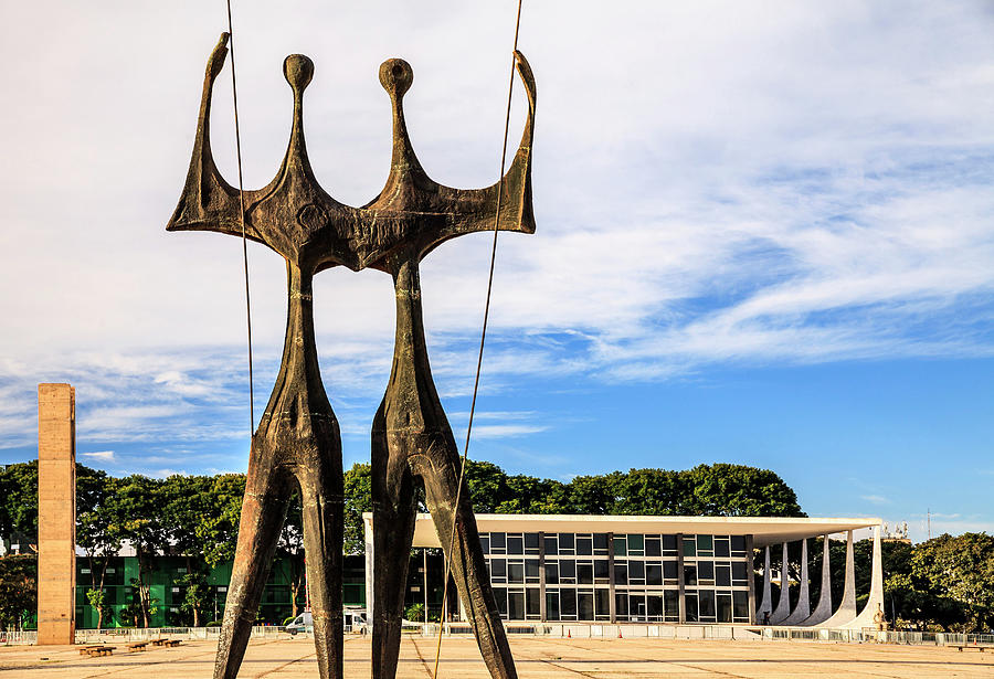 Government Bldg, Brasilia, Brazil #1 Digital Art by Antonino Bartuccio