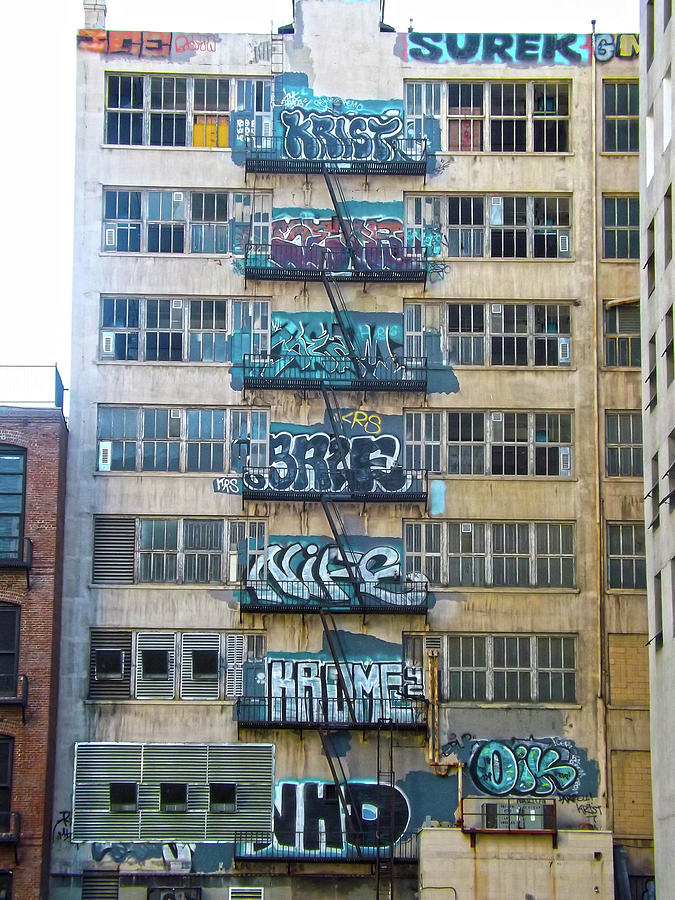 Graffiti Tower DTLA #1 Photograph by Hold Still Photography - Pixels