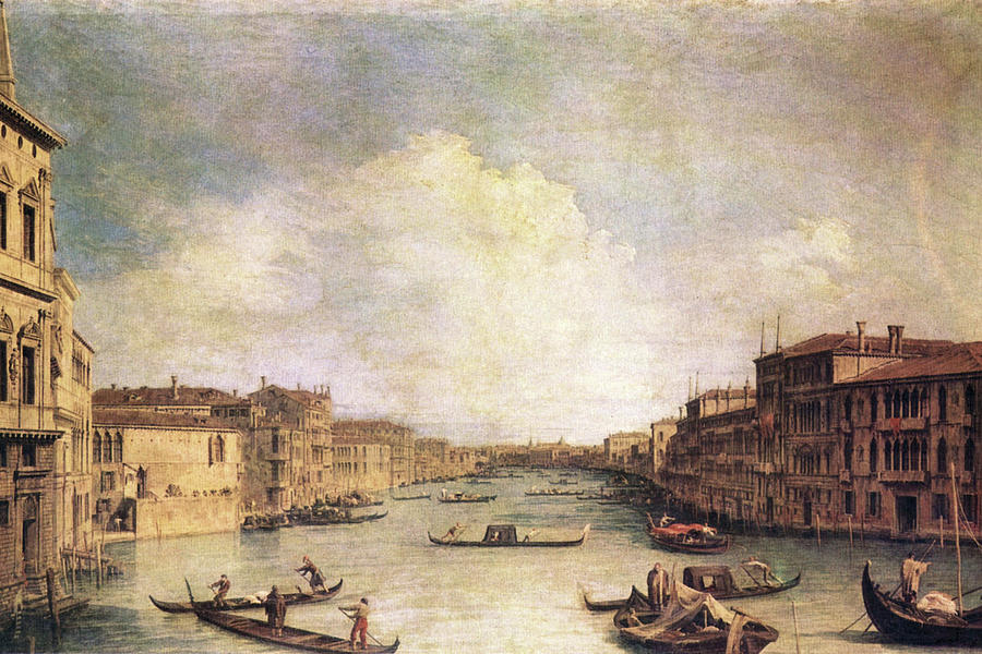 Grand Canal Painting by Canaletto