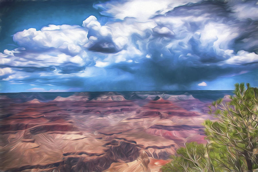Grand Canyon  #1 Digital Art by Alan Goldberg