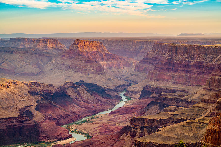 Grand Canyon, Arizona, Usa At Dawn Photograph by Sean Pavone - Fine Art ...