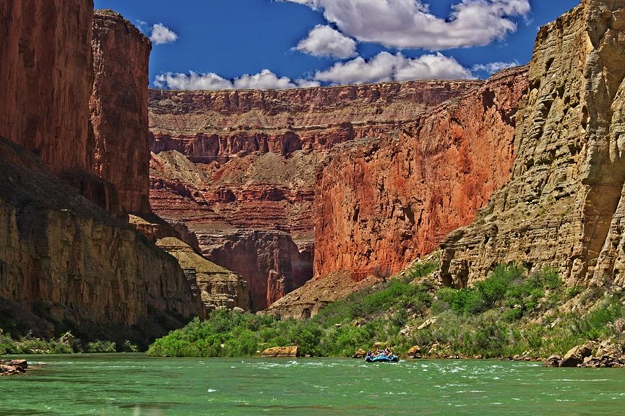 Grand Canyon From The River #1 Photograph by Walt Sterneman