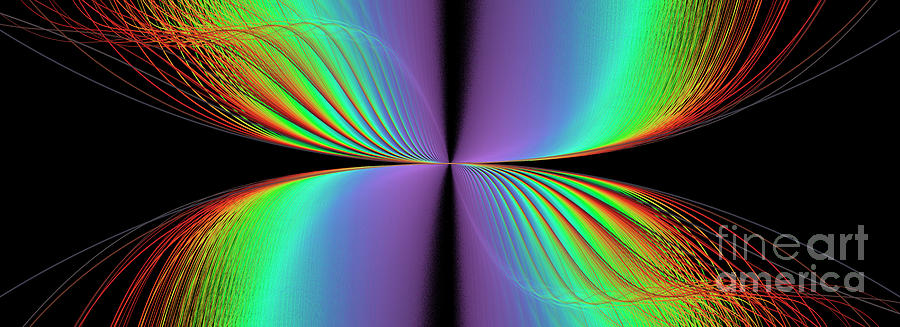 Gravitational Waves Abstract #1 Photograph by David Parker/science Photo Library