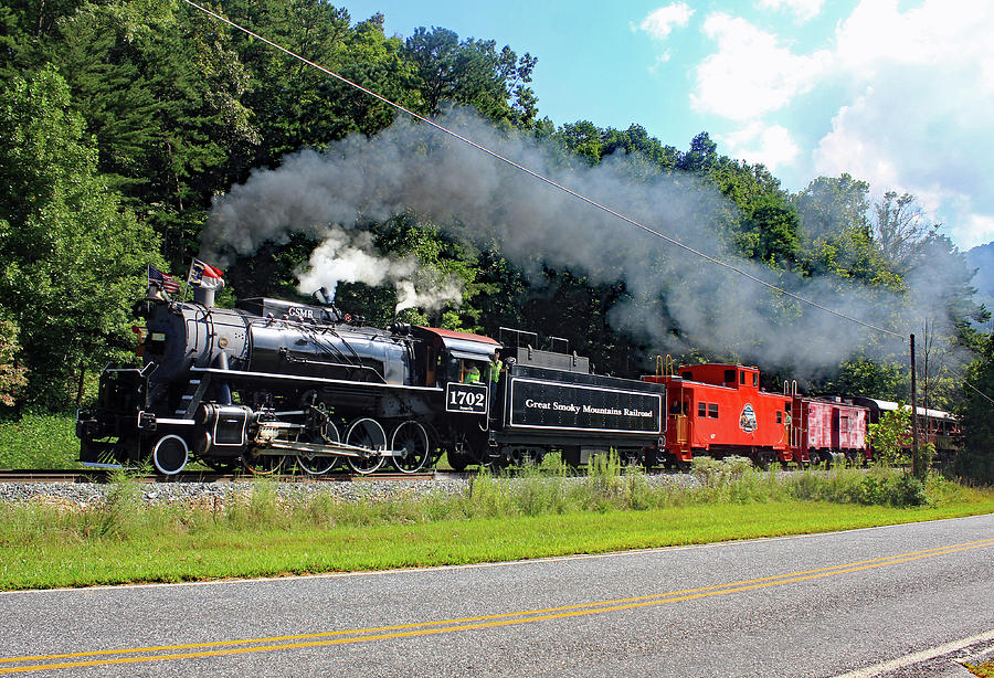 Great Smoky Mountains Railroad 9 2 E Color Photograph by Joseph C Hinson