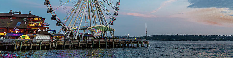 Great Wheel at Dusk #1 Photograph by Darryl Brooks