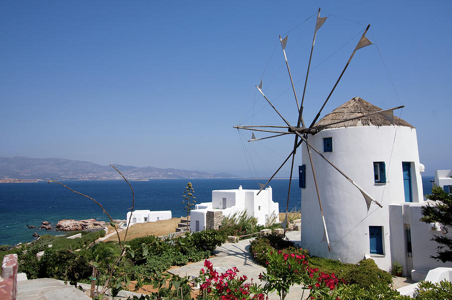 Greek Windmill #1 Photograph by Photovideostock