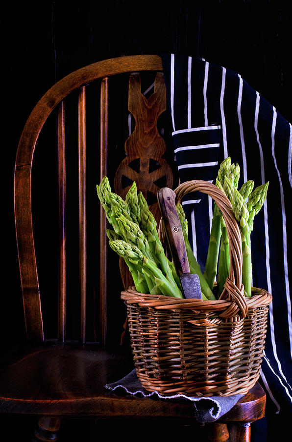 Green Asparagus #1 Photograph by Jamie Watson
