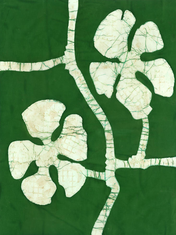 Green Blooms I #1 Painting by Andrea Davis