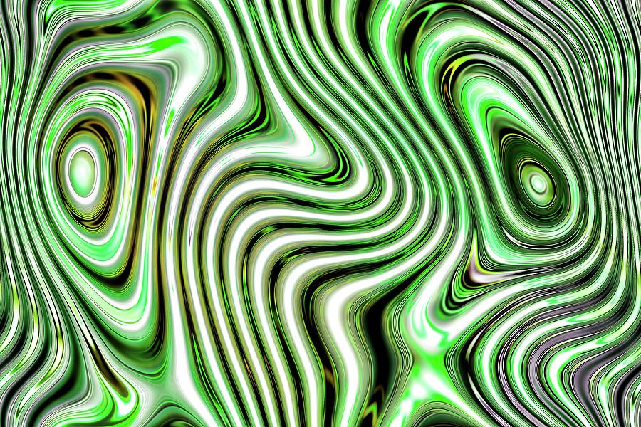 Green Eyes of Chaos #1 Digital Art by Don Northup