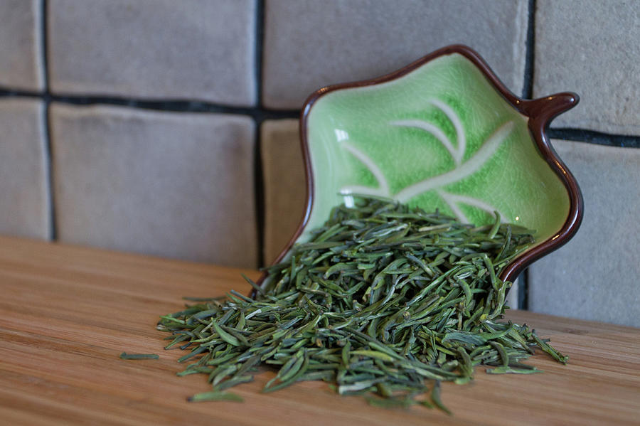 Green Tea Leaves #1 Photograph by Maria Melnikova Photography