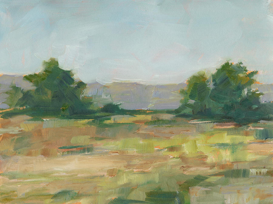 Green Valley IIi #1 Painting by Ethan Harper