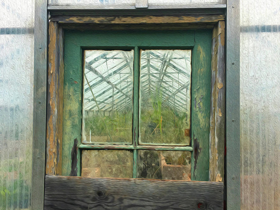 Greenhouse Door Photograph By Wendy Erickson