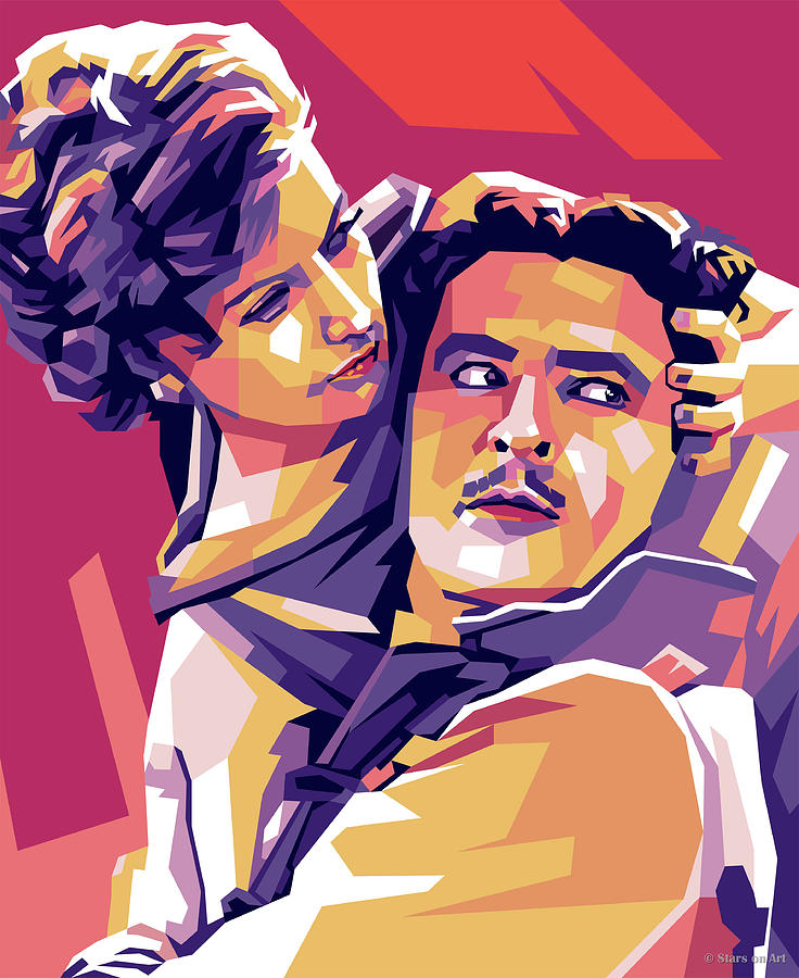 Greta Garbo and John Gilbert by Stars on Art Greta Garbo and John Gilbert by Stars on Art