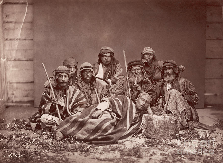 Group Of Bedouin Men #1 Photograph by Bettmann
