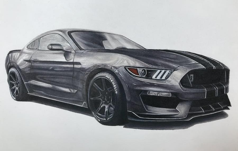 Gt350 Drawing by Morgan Stromme - Fine Art America