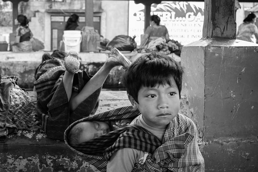 Children Photograph - Guatemala #1 by Orna Naor