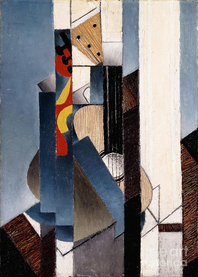 Guitar, 1913 Painting by Juan Gris - Fine Art America