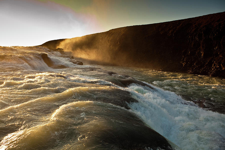 Gullfoss Waterfall #1 Photograph by Richard Ianson