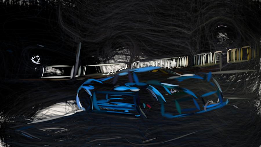 Gumpert Apollo S Draw #1 Digital Art by CarsToon Concept