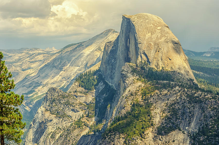 Yosemite National Park Photograph - Half Dome From Glacier Point #1 by Joseph S Giacalone