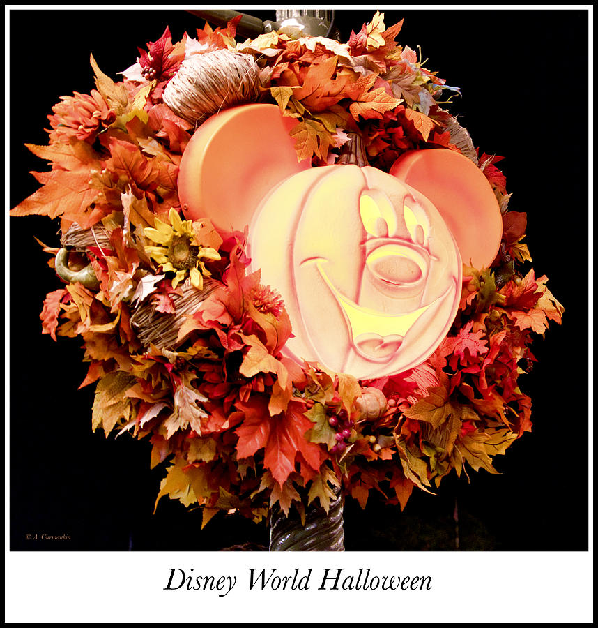 Halloween Pumpkins, Main Street USA, Walt Disney World #1 Photograph by A Macarthur Gurmankin