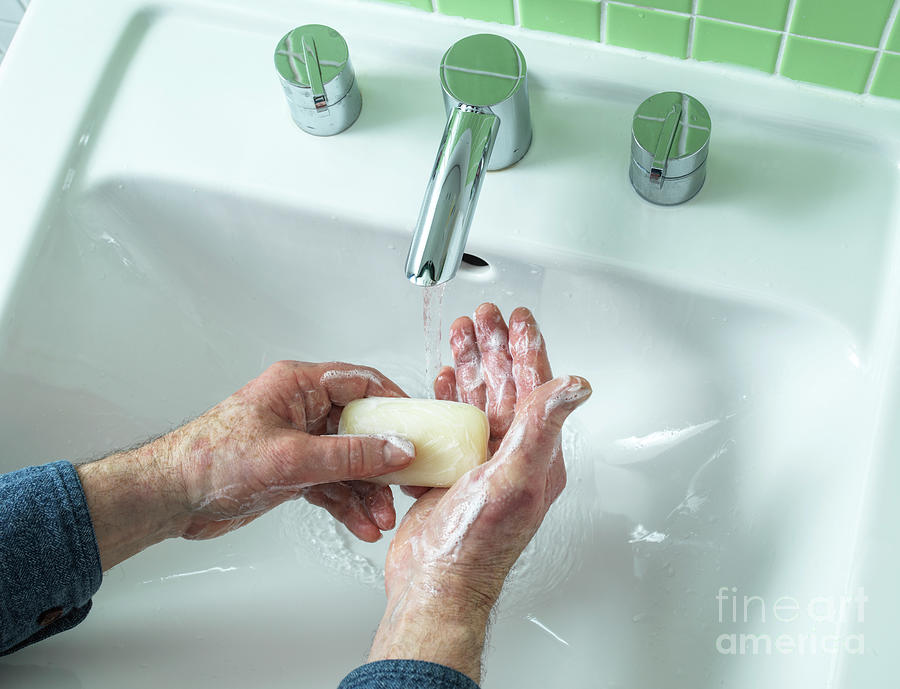 Hand Washing #1 Photograph by Tek Image/science Photo Library