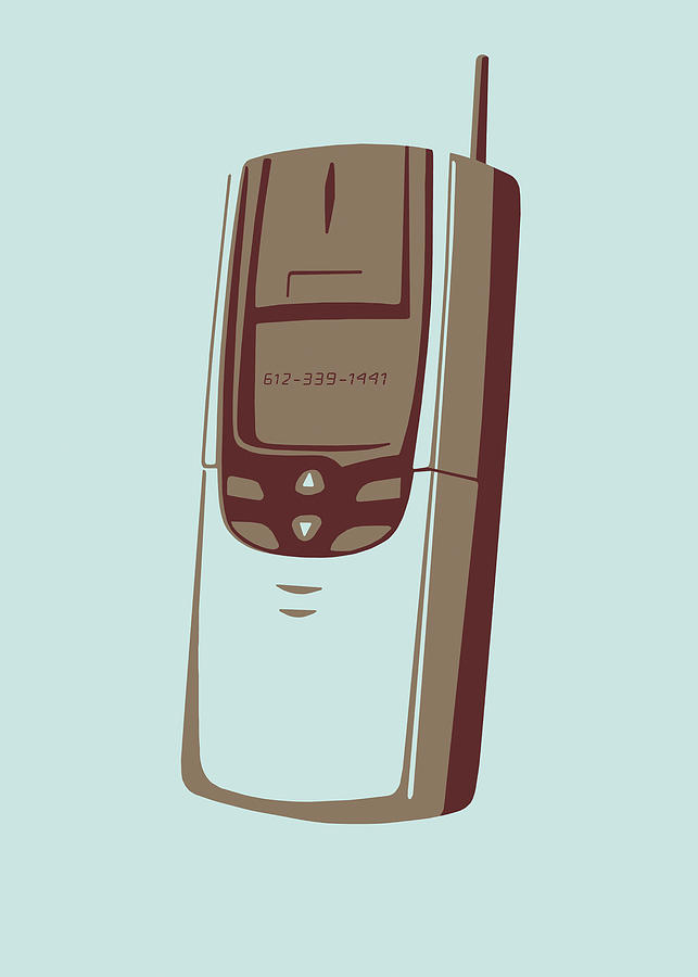 Device Drawing - Handheld Phone #1 by CSA Images