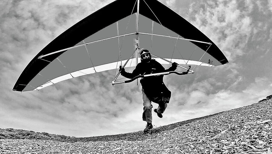 Hang Glider Launch #1 Photograph by Neil Pankler