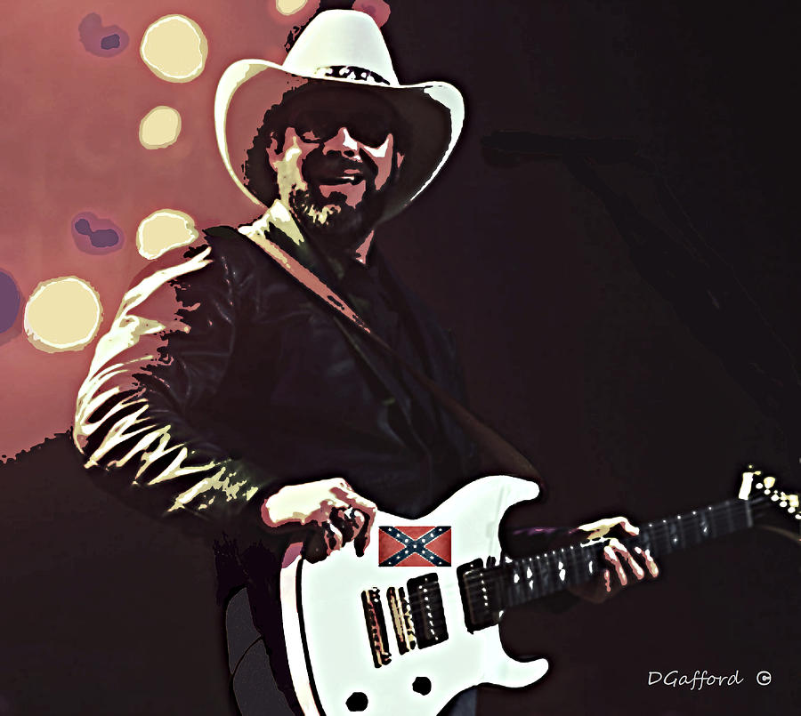 Hank Williams Jr. #1 Painting by Dave Gafford
