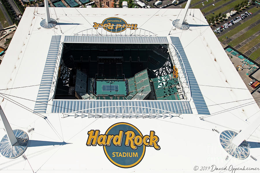 Hard Rock Stadium Aerial Miami #5 Photograph by David Oppenheimer