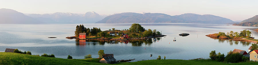Hardangerfjorden Nr Bergen, Western #1 Photograph by Peter Adams