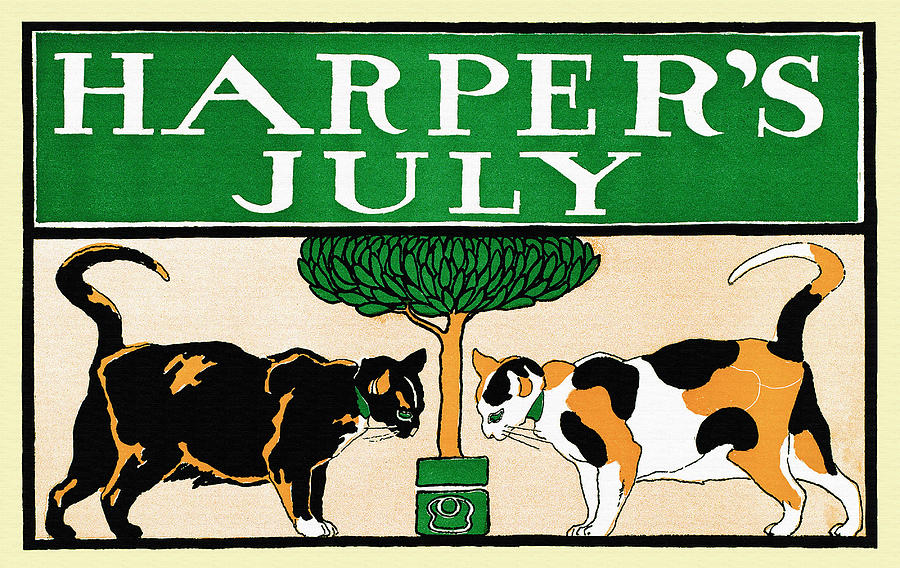 Harpers July #1 Painting by Penfield, Edward
