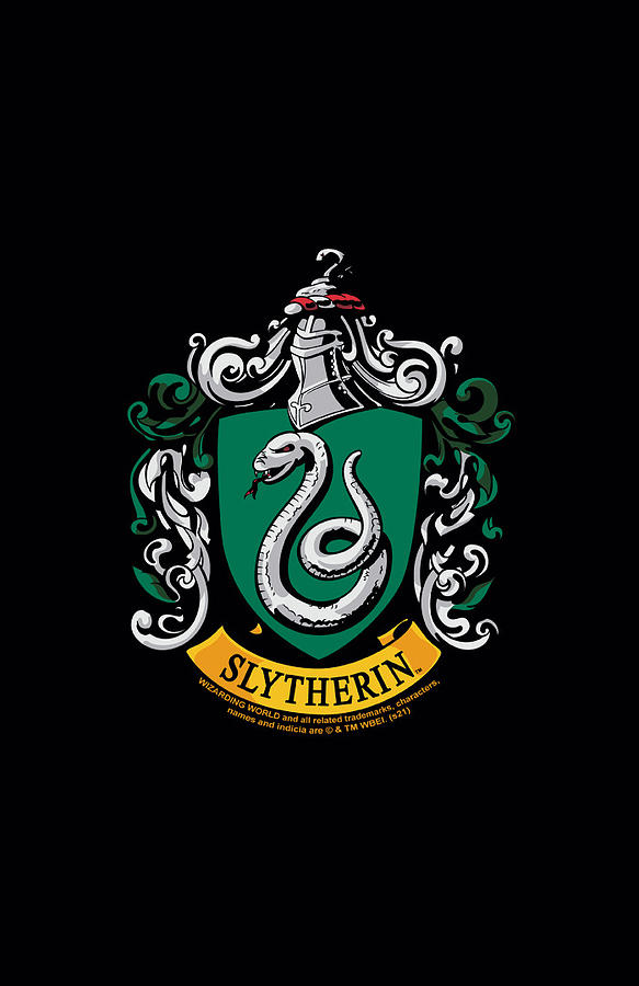 Harry Potter - Slytherin Crest #1 Digital Art by Brand A - Fine