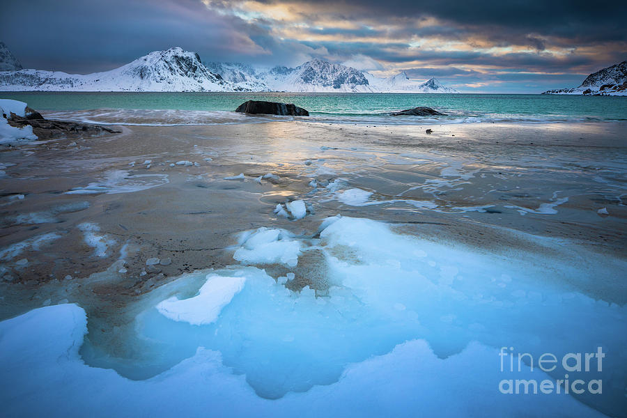 Haukland Ice #1 Photograph by Inge Johnsson