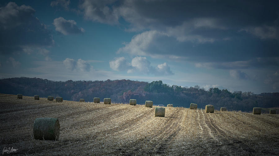 Hay Bale Harvest #1 Photograph by Phil S Addis