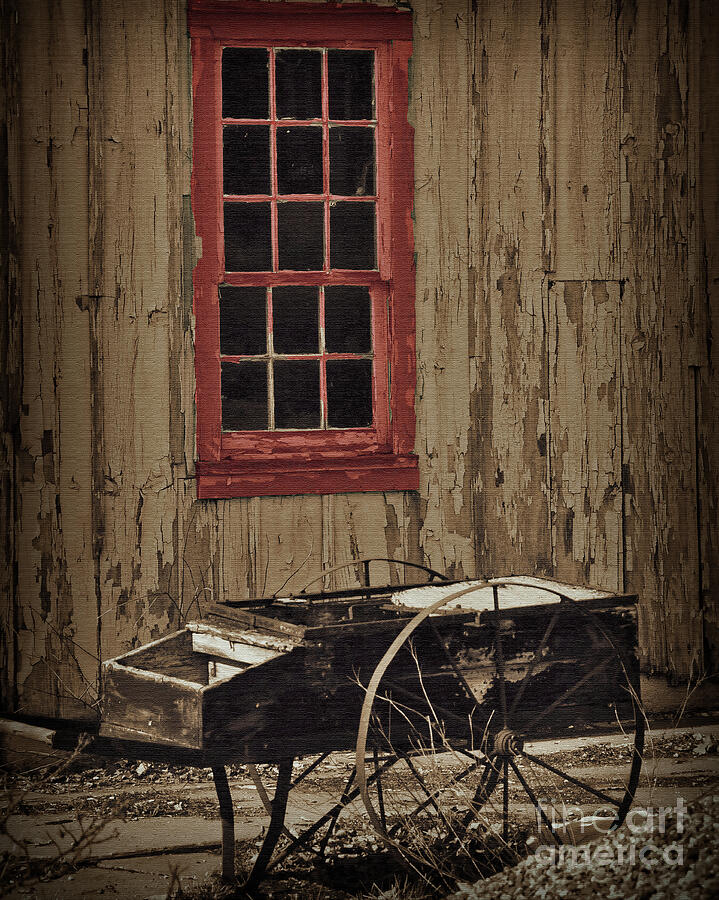 Hay Cart Digital Art by Kirt Tisdale