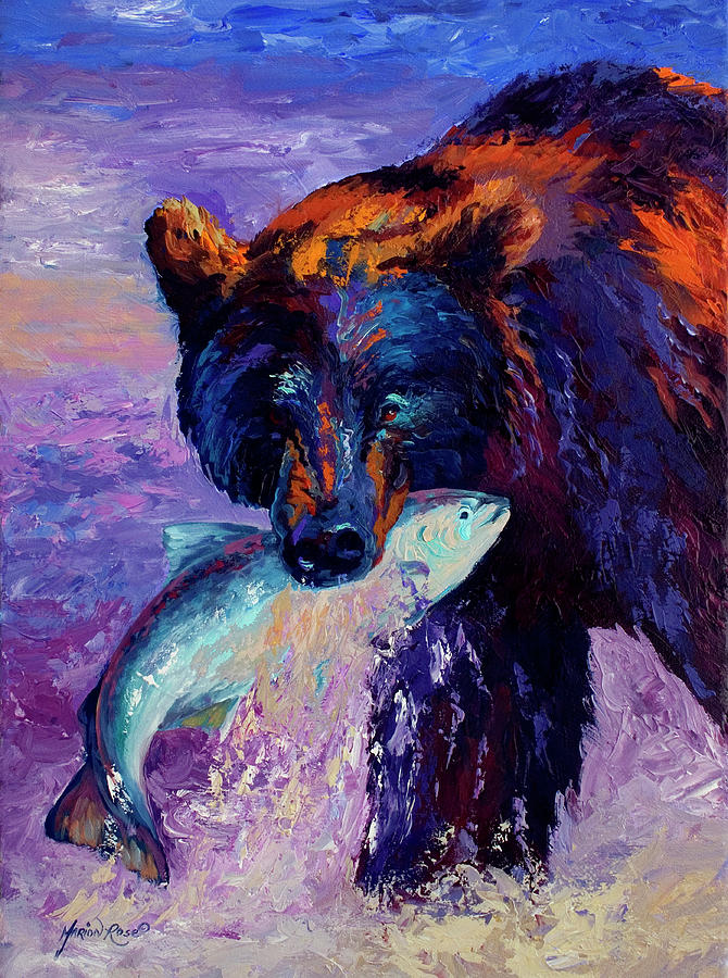 Animal Painting - Heartbeats Of The Wild #1 by Marion Rose