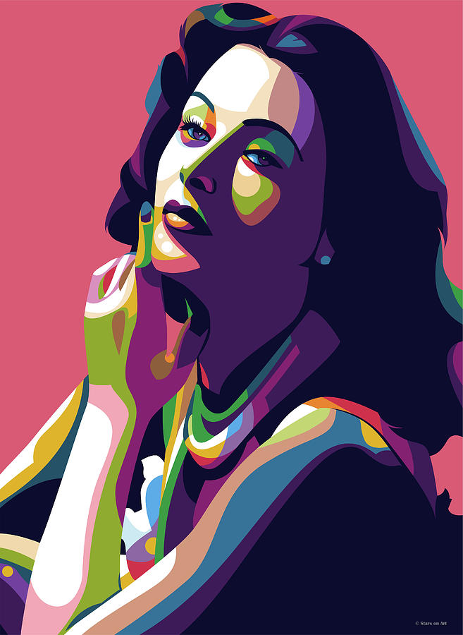 Hedy Lamarr Digital Art - Hedy Lamarr by Movie World Posters