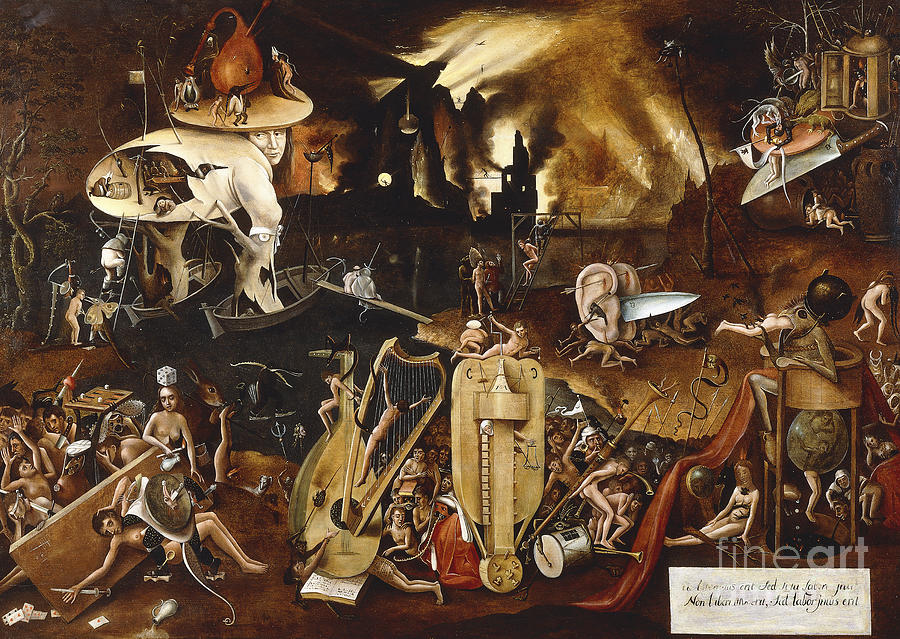 Hell Painting by Hieronymus Bosch