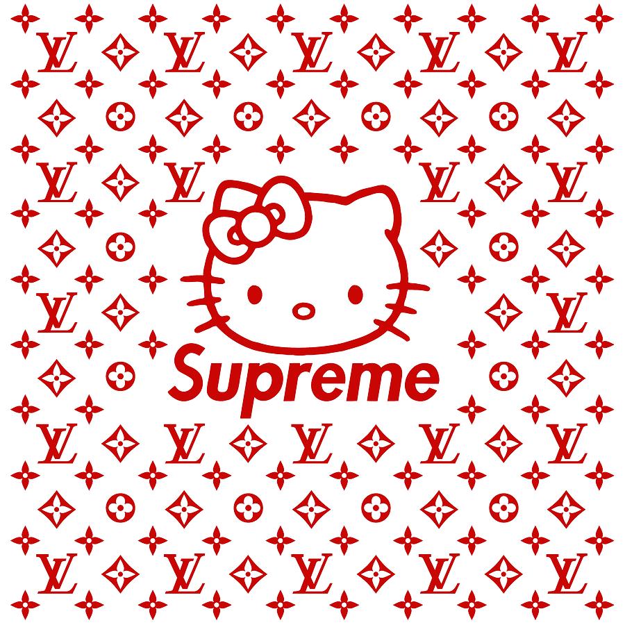 Hello Kitty Supreme Digital Art by Supreme Ny