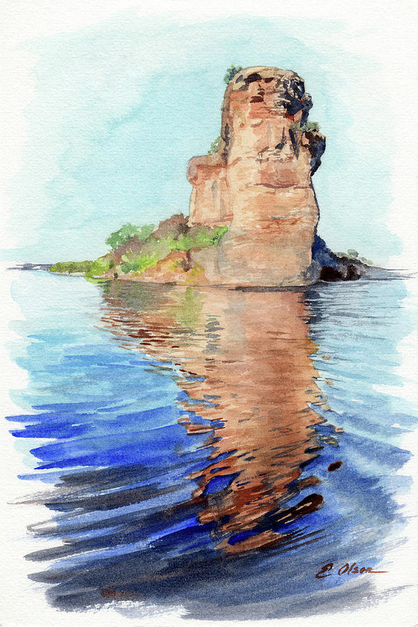 Hells Gate Reflections #1 Painting by Emily Olson